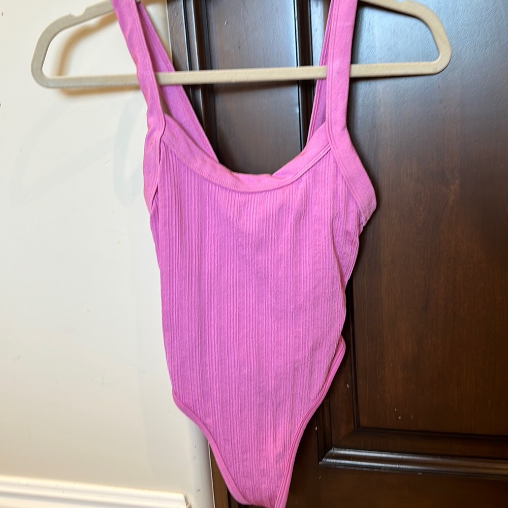 Urban outfitters pink body suit